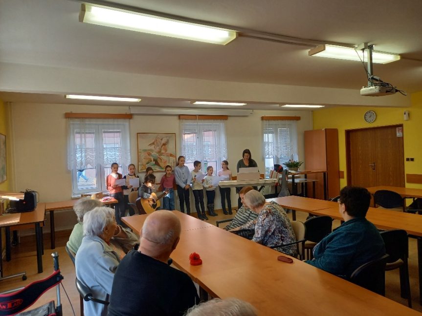 Návštěva dětí z MŠ a ZŠ Nová Ves u Nového Města na Moravě